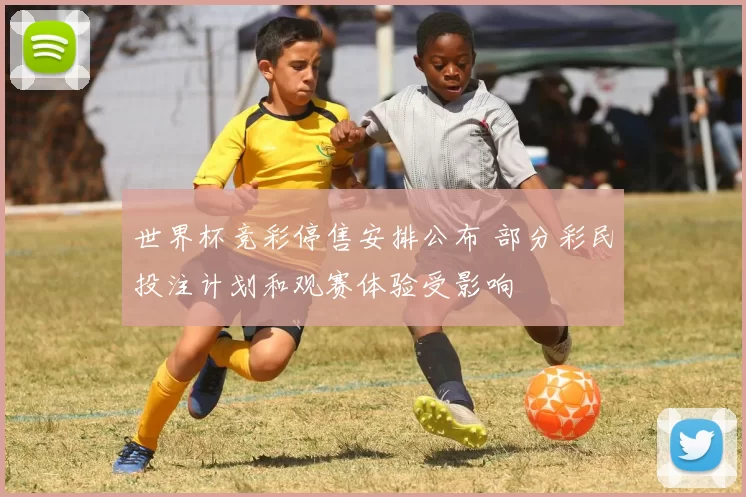 世界杯竞彩停售安排公布 部分彩民投注计划和观赛体验受影响